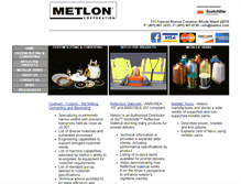 Tablet Screenshot of metlon.com